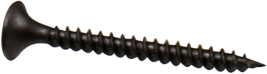 Afbeeldingen van Kelfort gipsplaatschroef - 3.5x35mm - zwart gefosfateerd fijn draad 1000 stuks 