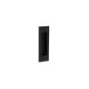 Afbeeldingen van INTERSTEEL Schuifdeurkom 120 x 40 mm mat zwart 4476
