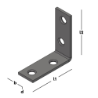 Afbeeldingen van GB stoelhoek - 40x40mm 15x2mm - epoxycoating zwart