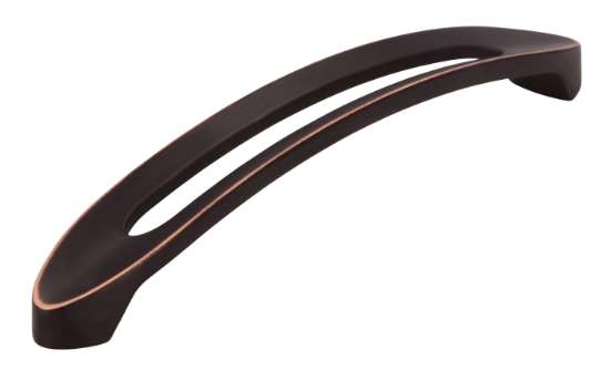 Afbeeldingen van Siro Meubelgreep metaal - boorafstand 160mm/L 180mm/H 29mm/B 25mm antiek koper 