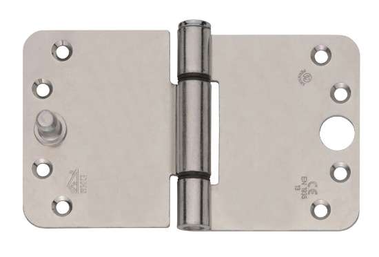 Afbeeldingen van Bsw Veiligheids glijlagerscharnier V RD 818 GV - 89x152 3mm afgerond - gegalvaniseerd 