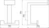 Afbeeldingen van Siro Kapstokhaak metaal - boorafstand 32mm/L 92mm/H 80mm/B 70mm antiek messing 