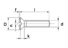 Afbeeldingen van Metaalschroef m5x70 lk din 964 rvs