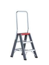 Afbeeldingen van Altrex dubbel oploopbare trap Falco - 2x3 treden 