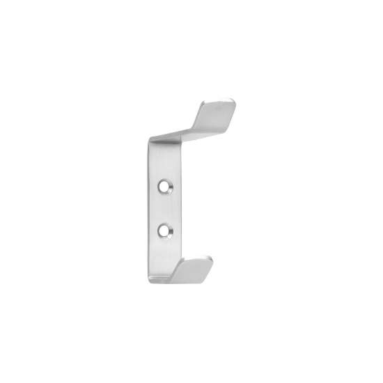 Afbeeldingen van INTERSTEEL Kapstokhaak gebogen rvs geborsteld 93 mm 6950