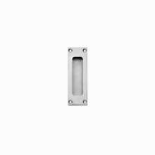 Afbeeldingen van INTERSTEEL Schuifdeurkom rechthoek 120x40mm schroefgaten 4476