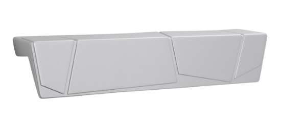 Afbeeldingen van Siro Meubelgreep metaal - boorafstand 128mm/L 157mm/H 21mm/B 29mm aluminium 