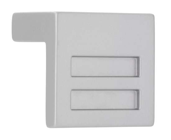 Afbeeldingen van Siro Meubelgreep metaal - boorafstand 16mm/L 30mm/H 25mm/B 30mm - aluminium 