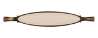 Afbeeldingen van Siro Meubelgreep metaal - boorafstand 128mm/L 138mm/H 27mm/B 23mm antiek messing/ beige 