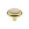 Afbeeldingen van Siro Meubelknop metaal - L 31mm/H 23mm/B 31mm messing glanzend/perzik 
