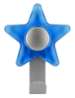 Afbeeldingen van Siro Kapstokhaak metaal - L 97mm/H 30mm/B 71mm blauw/aluminium 