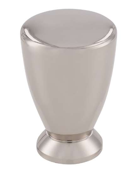 Afbeeldingen van Siro Meubelknop metaal - L 19mm/H 28mm/B 19mm - nikkel glanzend 