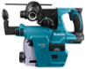 Afbeeldingen van Makita Combihamer met stofafzuiging DHR242ZJW - 18v - in Mbox 