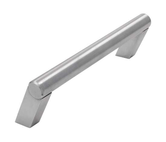 Afbeeldingen van Siro Meubelgreep metaal - boorafstand 128mm/L 140mm/H 42mm/B 35mm - RVS 