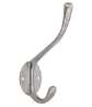 Afbeeldingen van Siro Kapstokhaak metaal - boorafstand 24mm/L 120mm/H 85mm/B 33mm - gepolijst aluminium 