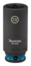 Afbeeldingen van Makita Krachtdop IMPBL 3/8 19mm lang E-16368