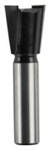Afbeeldingen van Makita zwaluwstaartfrees - Ø19x22,2mm 7° - schacht Ø12mm 2 beitels