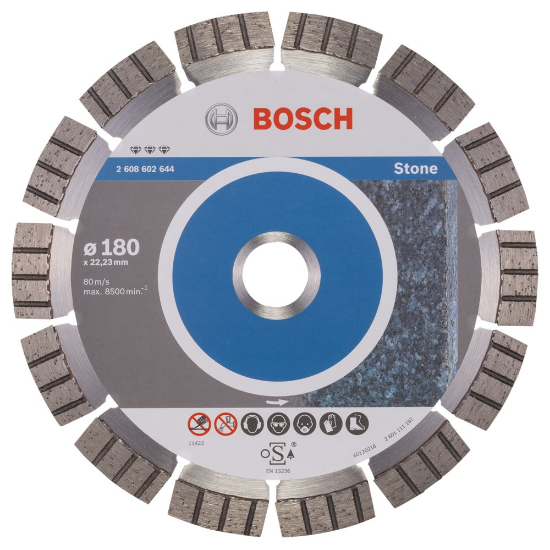 Afbeeldingen van Bosch Diamantdoorslijpschijf Best for Stone