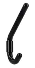 Afbeeldingen van Siro Kapstokhaak kunststof - boorafstand 20mm/L 154mm/H 93mm/B 18mm - zwart 