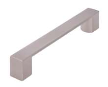 Afbeeldingen van Siro Meubelgreep metaal - boorafstand 128mm/L 162mm/H 27mm/B 20mm RVS effect 