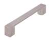 Afbeeldingen van Siro Meubelgreep metaal - boorafstand 128mm/L 162mm/H 27mm/B 20mm RVS effect 