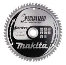 Afbeeldingen van Makita afkortzaag efficut HM - 190X20x1,85mm 60Tands 10° - voor hout