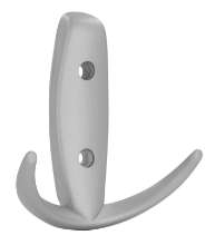 Afbeeldingen van Siro Kapstokhaak metaal - boorafstand 32mm/L 80mm/H 30mm/B 73mm - aluminium 