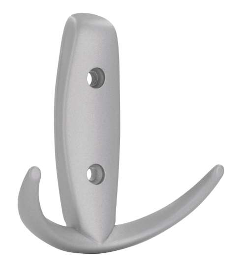 Afbeeldingen van Siro Kapstokhaak metaal - boorafstand 32mm/L 80mm/H 30mm/B 73mm - aluminium 