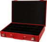 Afbeeldingen van Kelfort Assortimentkist - 330x234x47 - rood leeg 20Vaks 
