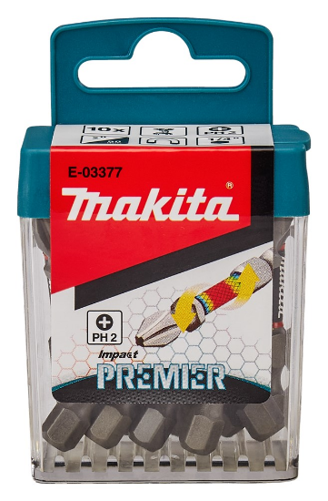Afbeeldingen van Makita Slschr.bit PH2x50mm 10s C IMPR E-03377