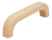 Afbeeldingen van Siro Meubelgreep hout - boorafstand 96mm/L 108mm/H 29mm/B 14mm esdoorn 