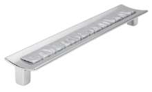 Afbeeldingen van Siro Meubelgreep metaal - boorafstand 192mm/L 202mm/H 21mm/B 36mm chroom glanzend 