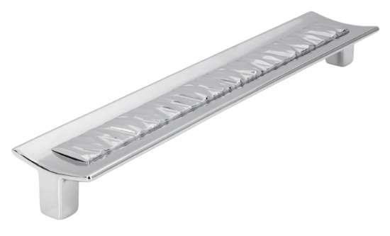 Afbeeldingen van Siro Meubelgreep metaal - boorafstand 192mm/L 202mm/H 21mm/B 36mm chroom glanzend 