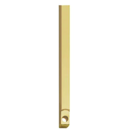 Afbeeldingen van INTERSTEEL Stangenset raamespagnolet 2 x 125 cm messing gelakt 5620