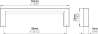 Afbeeldingen van Siro Meubelgreep metaal - boorafstand 96mm/L 104mm/H 28mm/B 8mm chroom glanzend 
