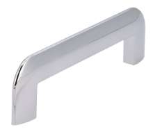 Afbeeldingen van Siro Meubelgreep metaal - boorafstand 96mm/L 118mm/H 33mm/B 8mm chroom glanzend 