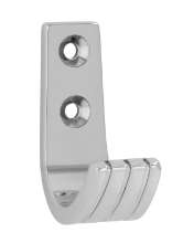 Afbeeldingen van Siro Kapstokhaak metaal - boorafstand 16mm/L 52mm/H 45mm/B 20mm - chroom glanzend 