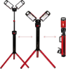 Afbeeldingen van Kelfort tripod werklamp 2x30W accu/230V