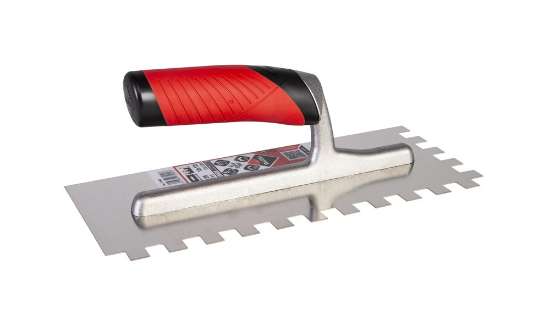 Afbeeldingen van Rubi lijmspaan roestvrij 28 cm 12x12 mm met