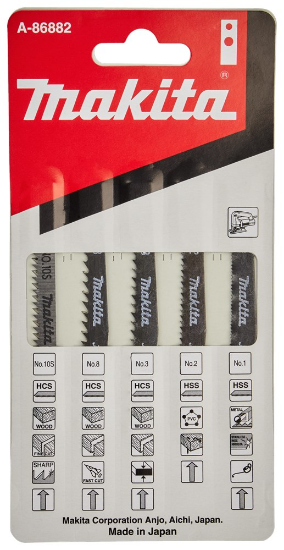 Afbeeldingen van Makita Decoupeerzaagblad Assorti A-86882