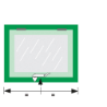 Afbeeldingen van Axaflex raamuitzetter 2644-30-81 - RVS/zwart 