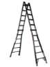 Afbeeldingen van Altrex vouwladder Velocity Black Pro - 4x6 sporten - 7.68 meter werkhoogte