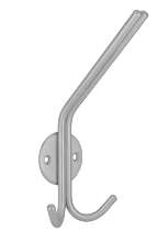 Afbeeldingen van Siro Kapstokhaak metaal - boorafstand 32mm/L 173mm/H 103mm/B 76mm RVS 