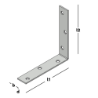 Afbeeldingen van GB Stoelhoek 100 20x2 Zink-Magnesium