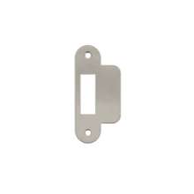 Afbeeldingen van INTERSTEEL Sluitplaat 94x25/44x1,5mm tbv dagschoot, afgerond met korte lip, rvs 9509