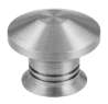 Afbeeldingen van Siro Meubelknop metaal - L 29mm/H 23mm/B 29mm RVS 