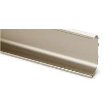 Afbeeldingen van Hettich Greeplijst Canis C, L 3500 mm, B 23 mm, H 70 mm, roestvrij staal finish