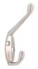 Afbeeldingen van Siro Kapstokhaak metaal - boorafstand 11mm/L 87mm/H 56mm/B 18mm nikkel mat 