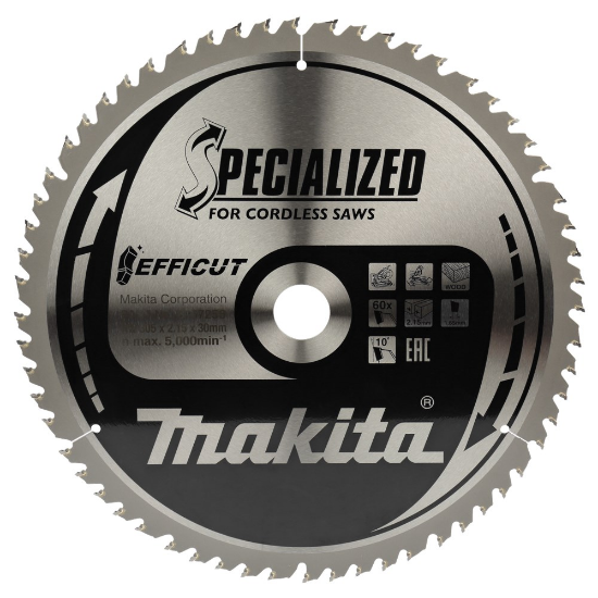 Afbeeldingen van Makita Zaagblad Efficut - 305x30x2,15mm 60 Tands 