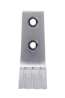 Afbeeldingen van Siro Kapstokhaak metaal - boorafstand 16mm/L 52mm/H 45mm/B 20mm - chroom mat 